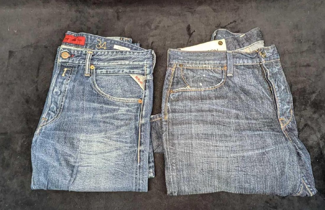 2 Pairs of Men's Size 34 Replay And Morrison Jeans (1 of 12)