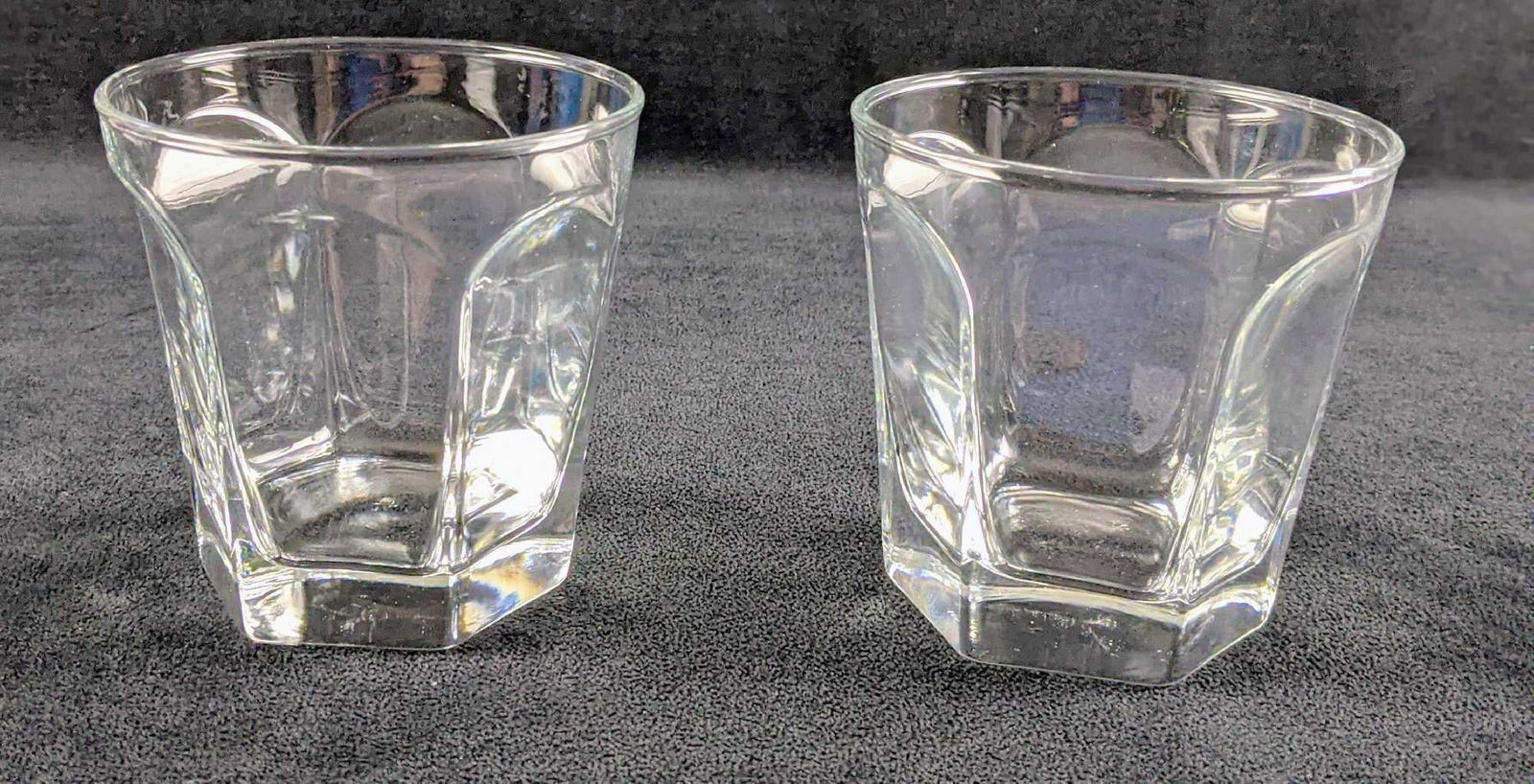 Two Vintage Single Rocks Drinking Glasses - 2