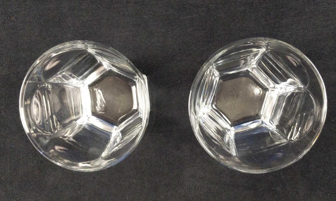 Two Vintage Single Rocks Drinking Glasses - 7
