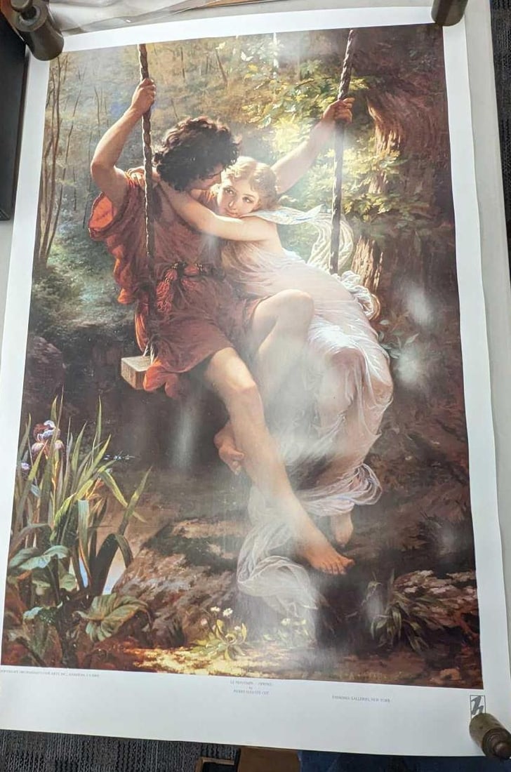 Pierre Auguste Cot Springtime (Pierre Auguste Cot) Print - 2