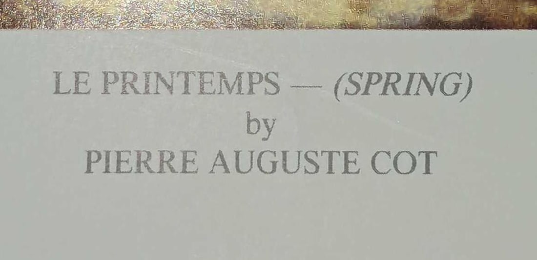 Pierre Auguste Cot Springtime (Pierre Auguste Cot) Print - 3