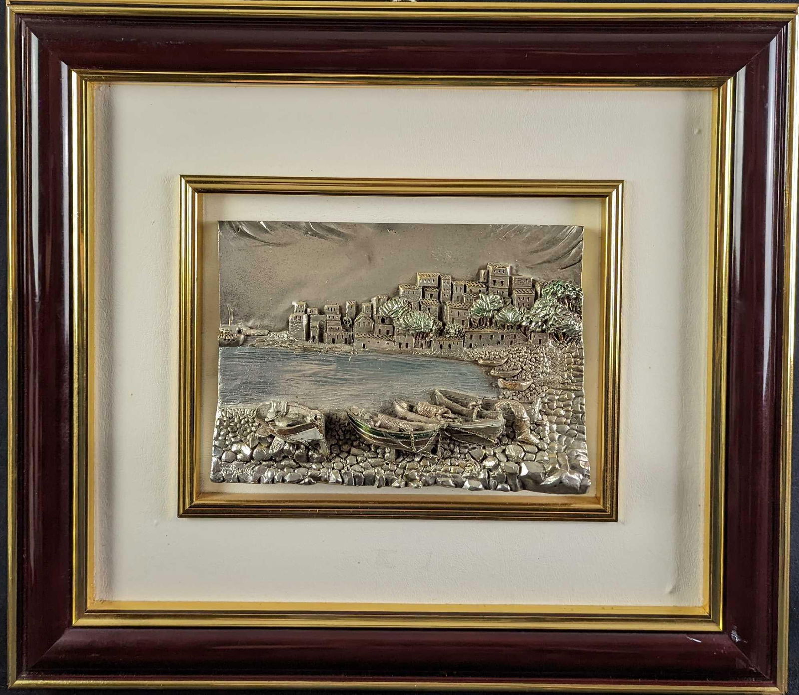 JB Arte Diffusione 925 Silver 3D Sculpture Village Art (1 of 10)