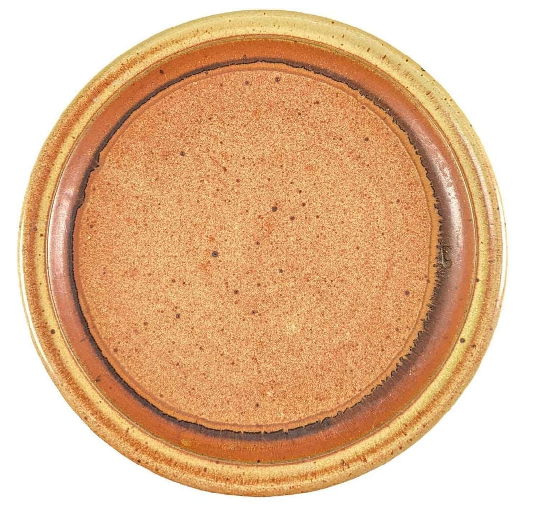 Crystal Dinnerware 11" Pottery Round Platter (1 of 7)