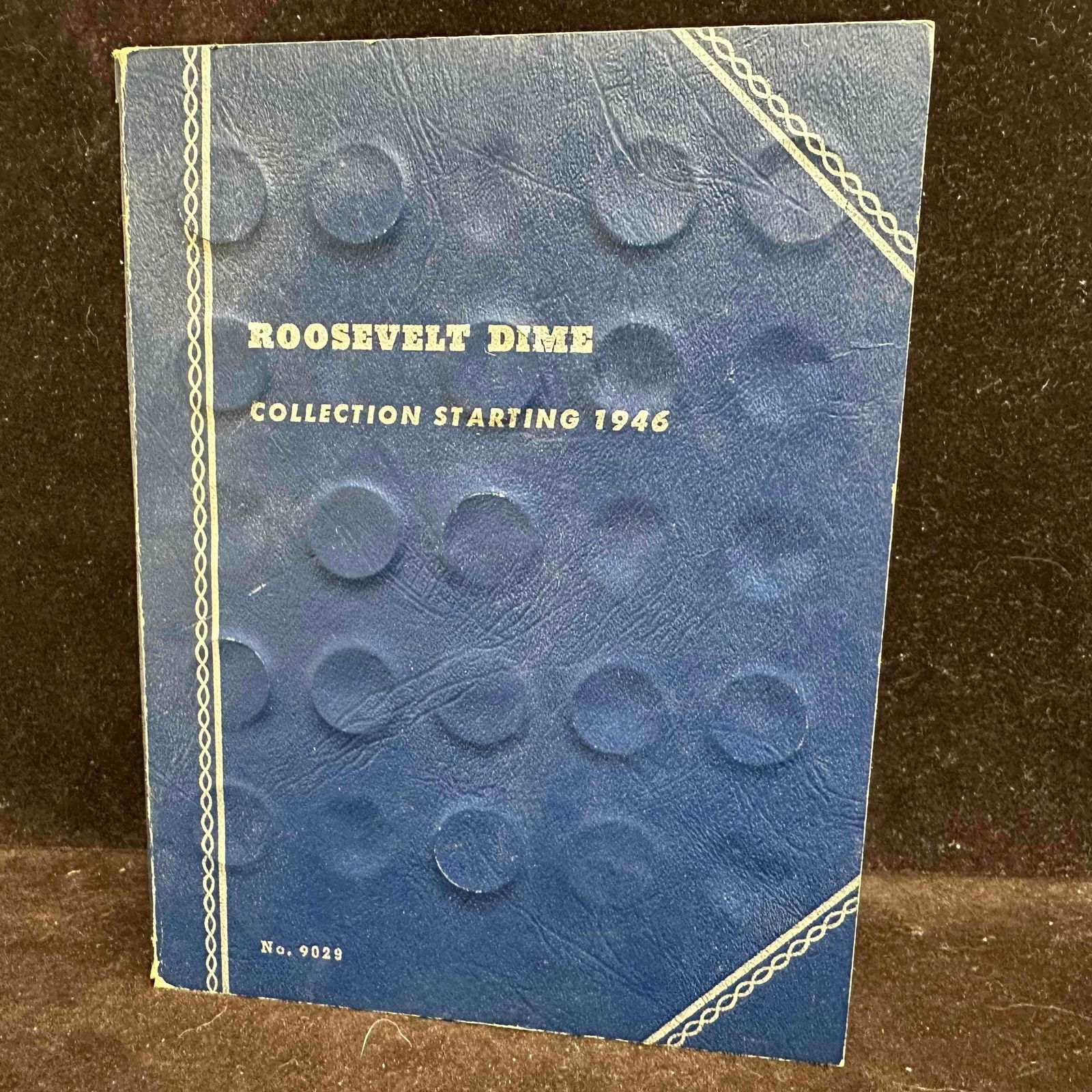 Silver Roosevelt Dimes 35 Coin Collection Dime Blue Folder Set (1 of 8)
