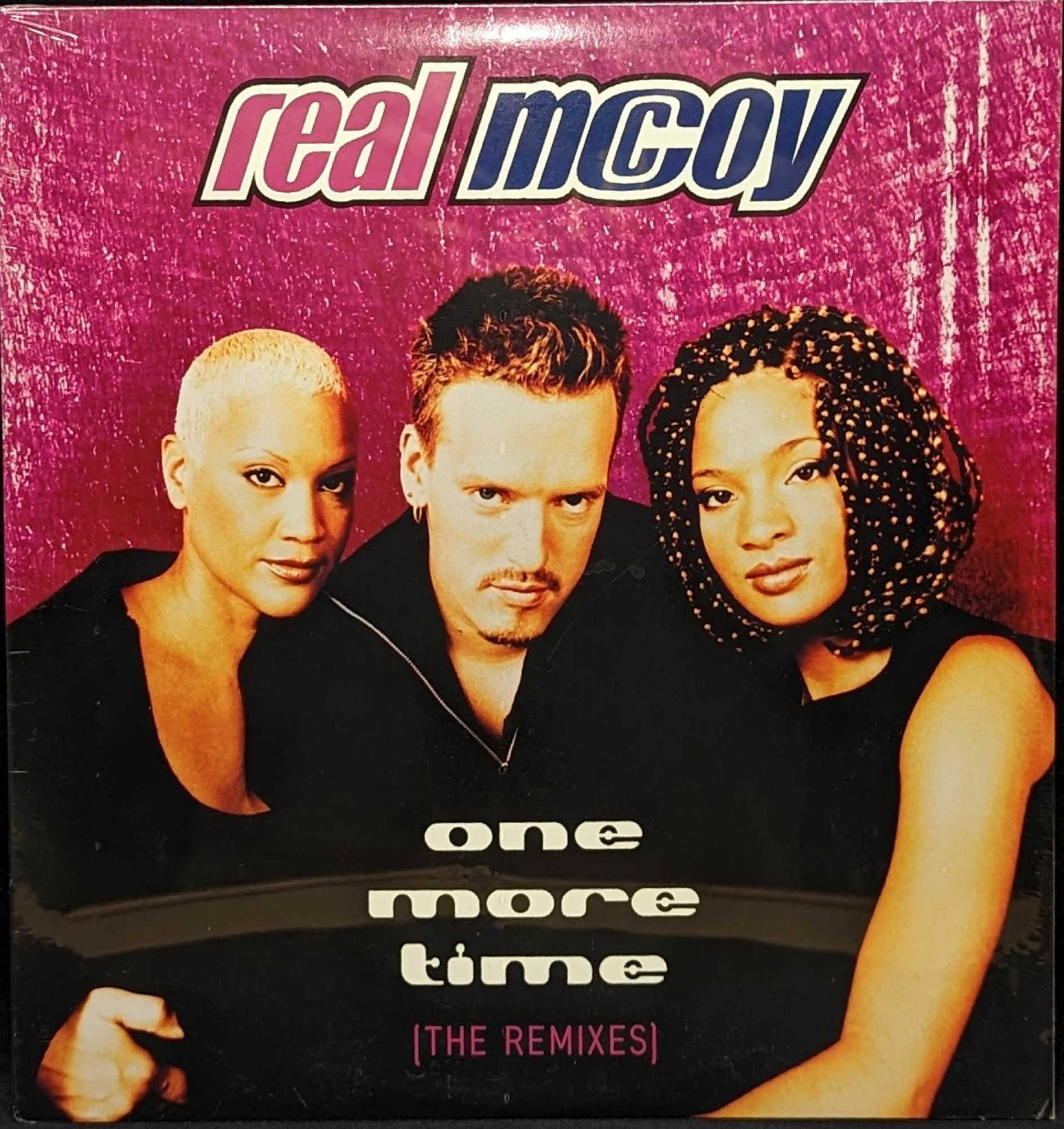 Sealed Real McCoy One More Time The Remixes LP: Sealed Real McCoy One More Time The Remixes LP. This was released by Arista in 1997. The sealed LP is approx 12 1/4" x 12 1/4" and it weighs 0.52lb. There is some wear and light markings on the wrappi
