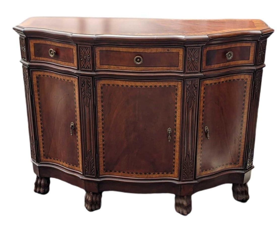 Walnut Console Cabinet (1 of 10)