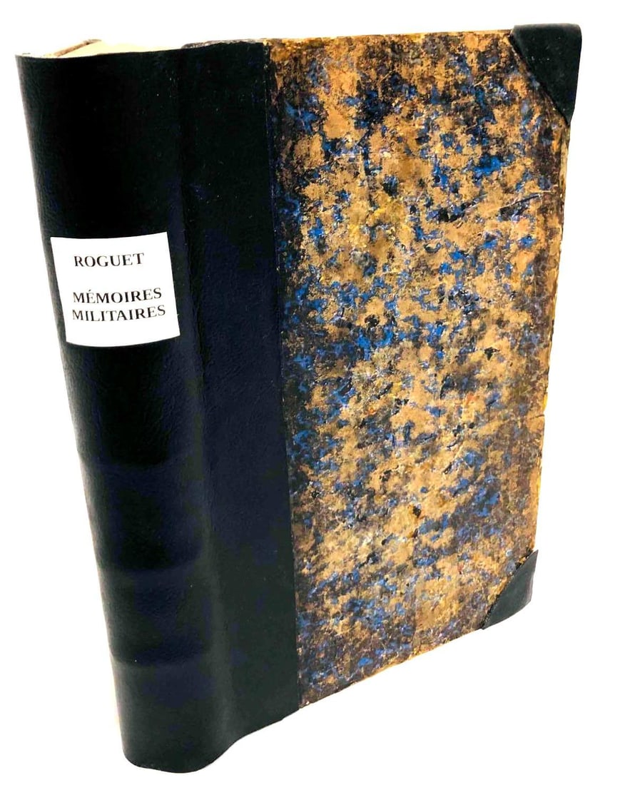 Mémoires Militaires Du Lieutenant Général Comte Roguet Published 1865: This lot contains Mémoires Militaires Du Lieutenant Général Comte Roguet Published 1865. It is approx 8 3/4" x 5 3/4" and weighs about 1.8lbs. Overall the book is in good used condition