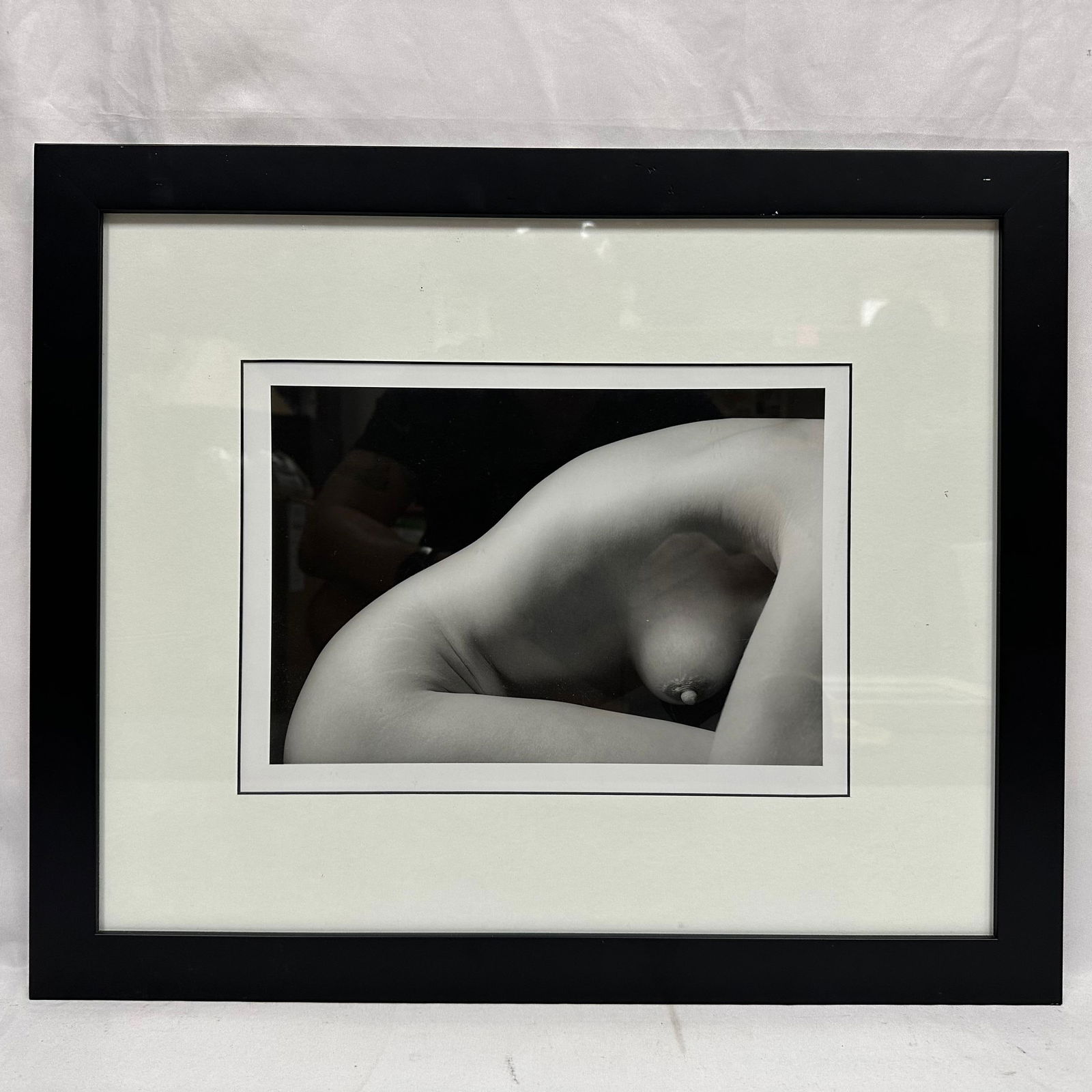 Black and White Artistic Nude Female Figure Framed and Matted (1 of 6)
