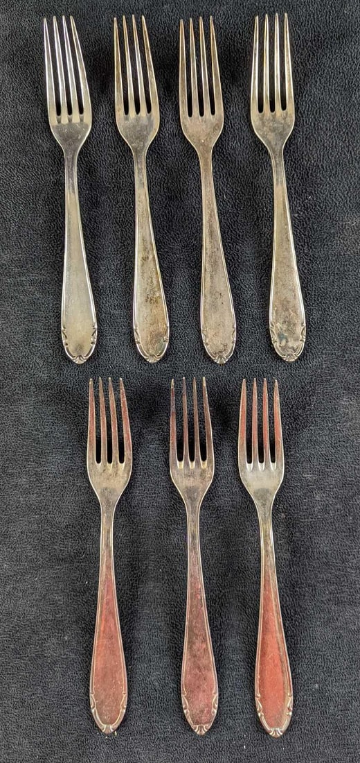 7 6" Retired Vintage BMF Silverplate Forks (1 of 12)