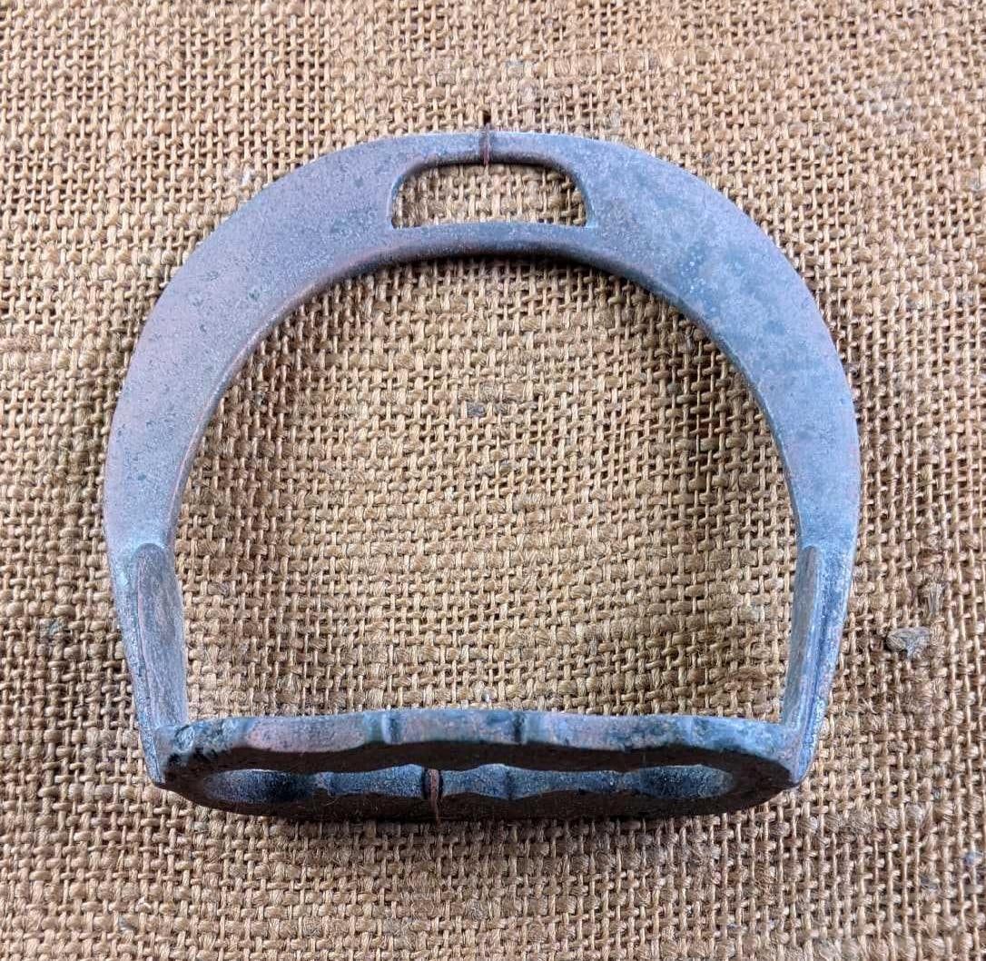 Framed Saddle Stirrup Mounted on Frame - 2