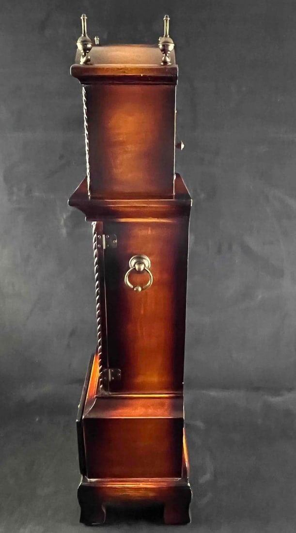 Wooden Clock With Storage - 3