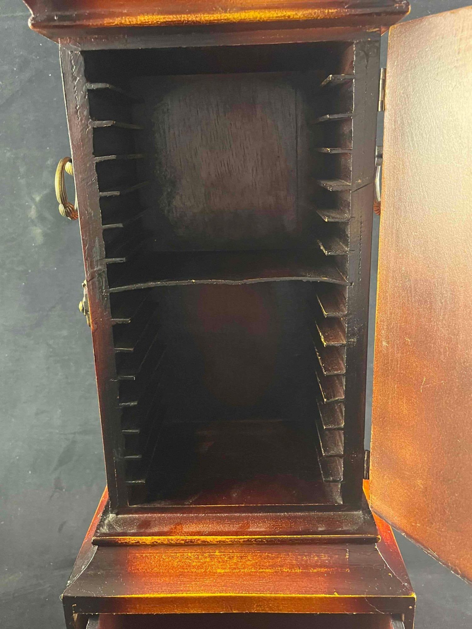 Wooden Clock With Storage - 5