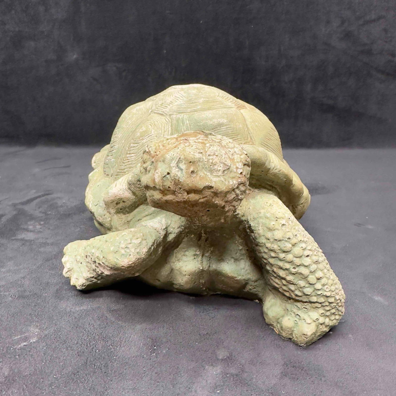 Walking Turtle Large Medium Solid Concrete Garden Yard Outdoor Statue Set - 10