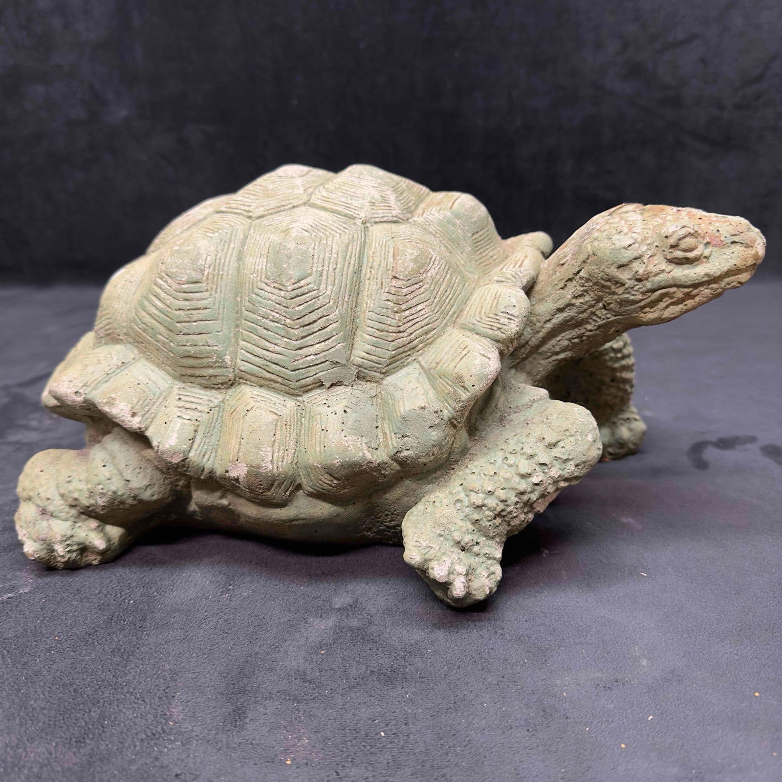 Walking Turtle Large Medium Solid Concrete Garden Yard Outdoor Statue Set - 11