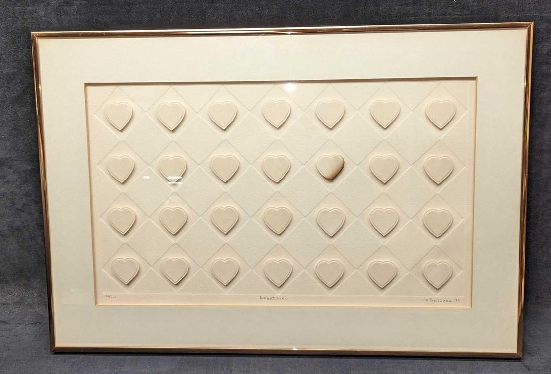 S&N Salazar Heartburn Embossed Paper Print (1 of 7)