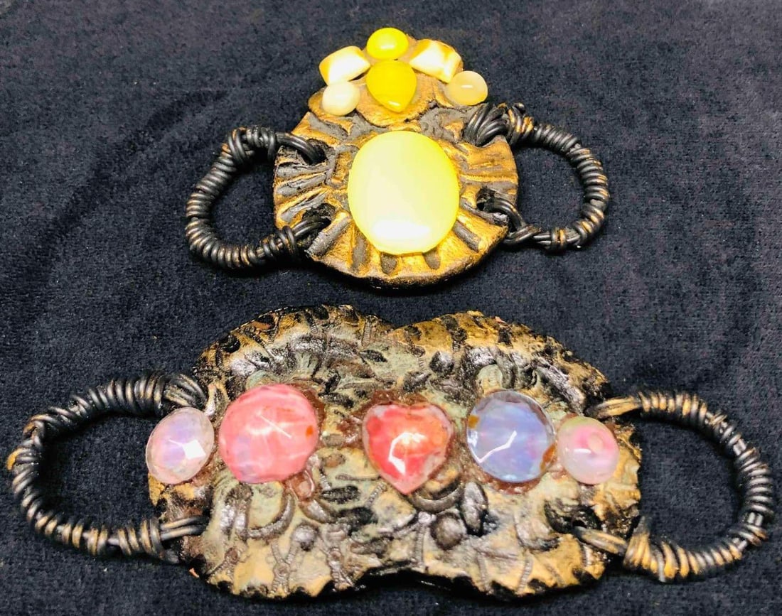 Two Belt Buckles Hand Made In Greece Nina Vetouli (1 of 11)