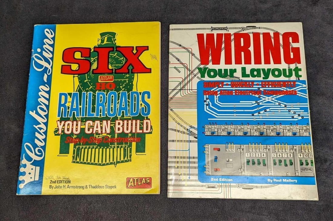Atlas Railroads You Can Build & Wiring Your Layout Softcovers: Atlas Railroads You Can Build & Wiring Your Layout Softcovers. This lot includes: (1) Atlas HO Six Railroads You Can Build - Step-By-Step Construction. 2nd Edition By John H. Armstrong &