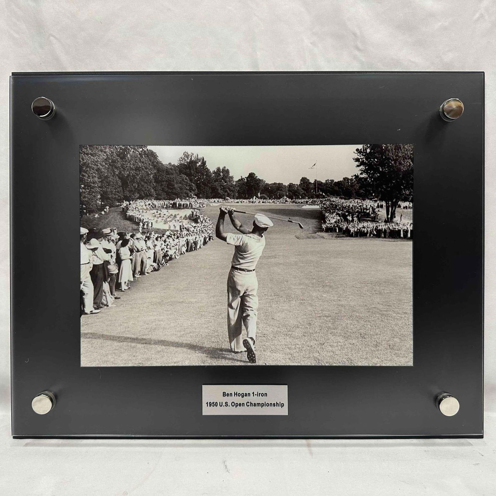 Ben Hogan 1950 U.S. Open 1-Iron Shot Printed Acrylic Plaque (1 of 9)