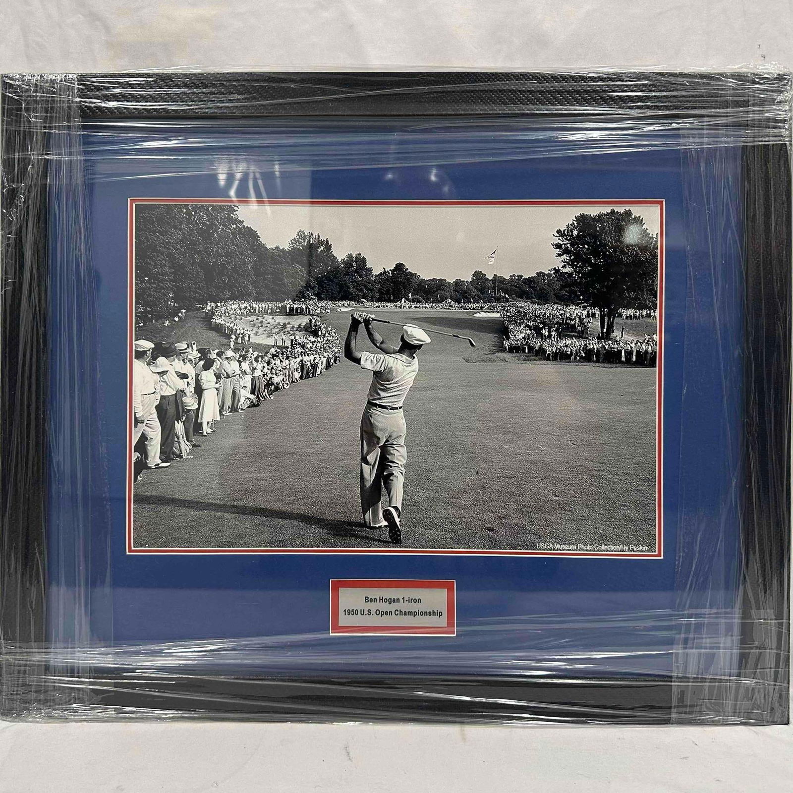 Ben Hogan 1950 U.S. Open Championship 1-Iron Shot Framed USGA Photo Collection (1 of 7)