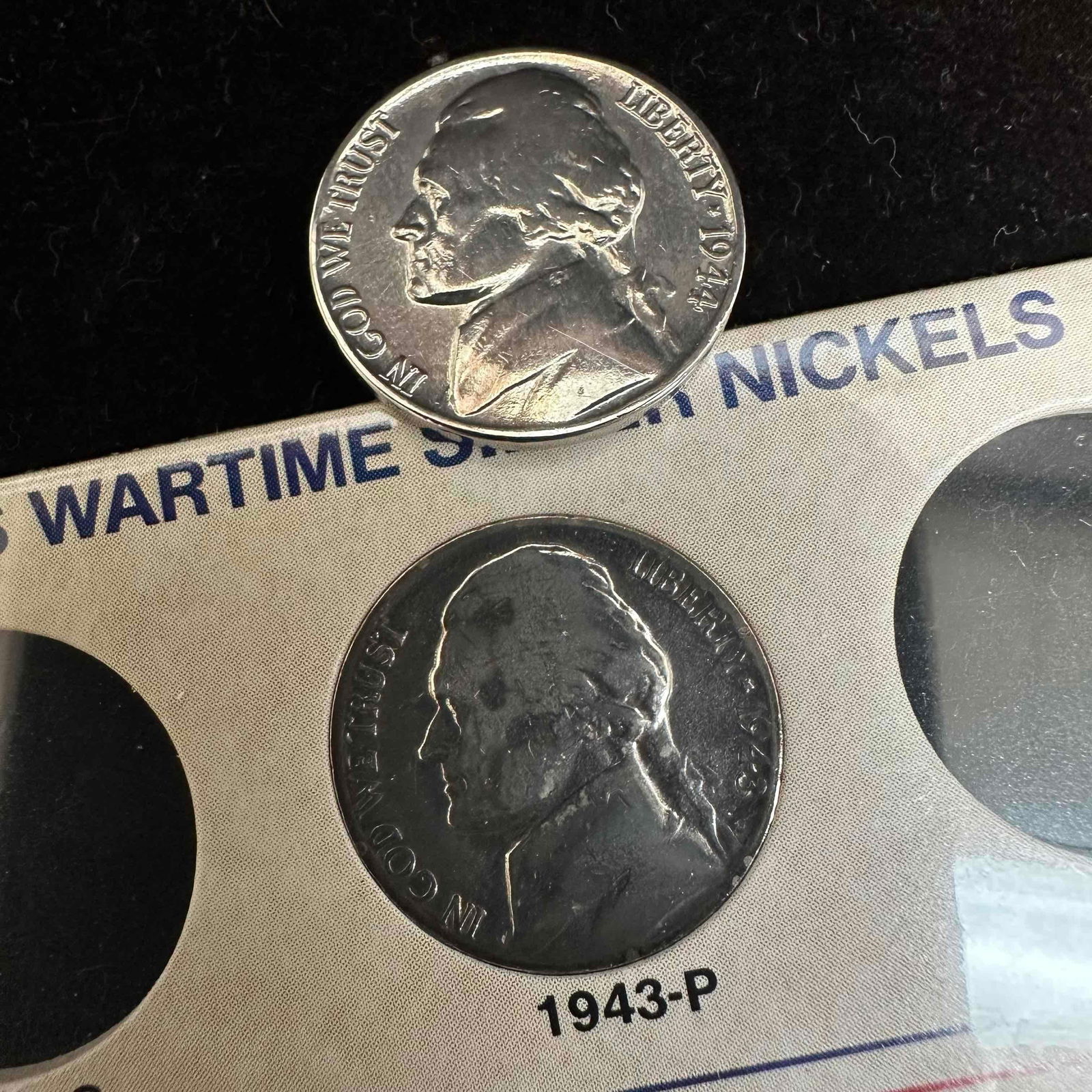 United States 1943 P Silver Nickels Coin Set Jefferson War Time Nickel (1 of 6)