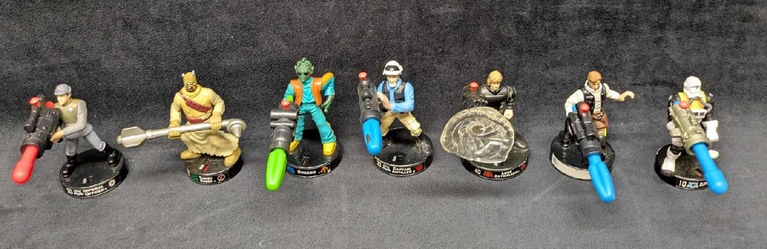 19 Star Wars Attacktix Tabletop Game Figures - 7