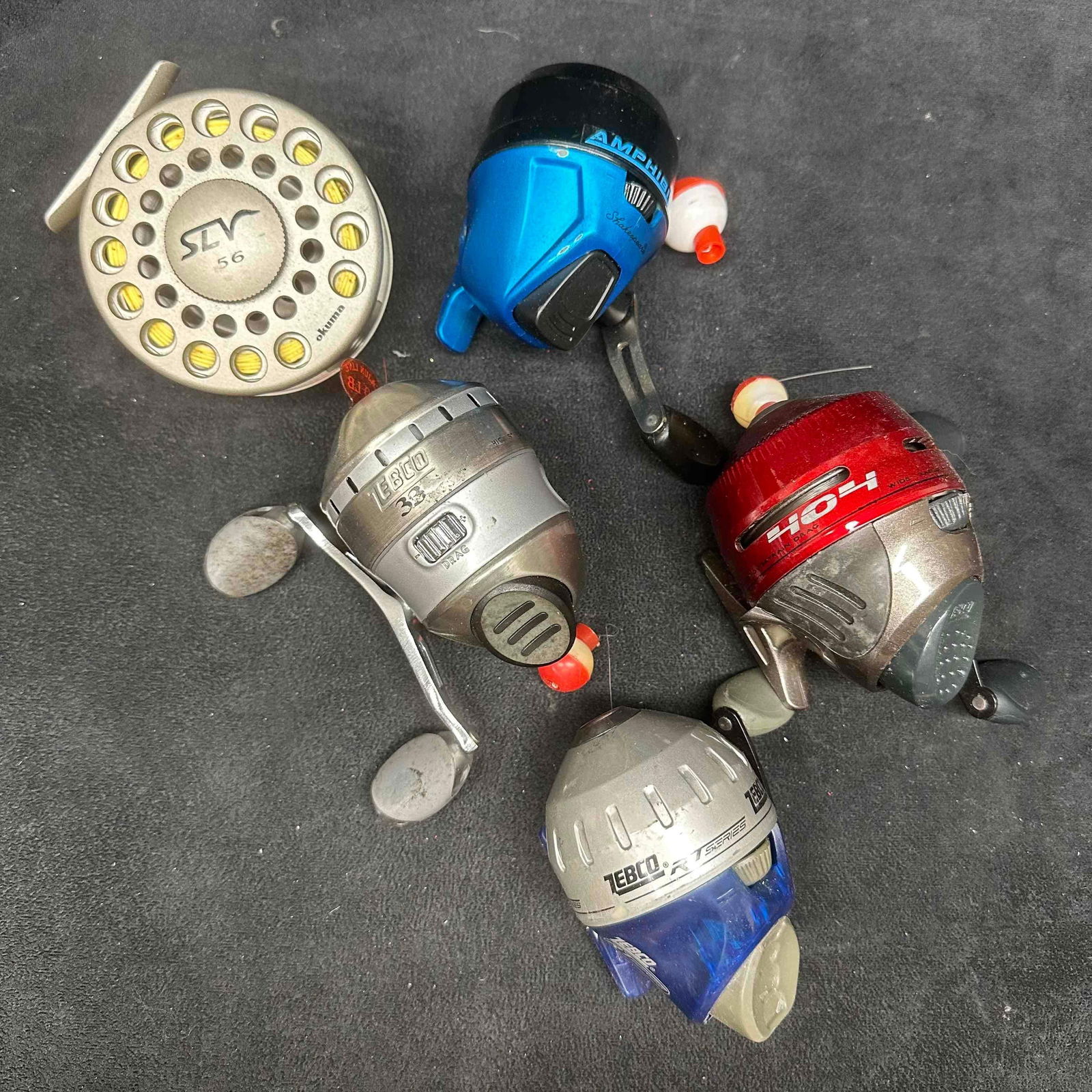 Fishing Reels Lot Zebco and Okuma SLV 56 (1 of 6)