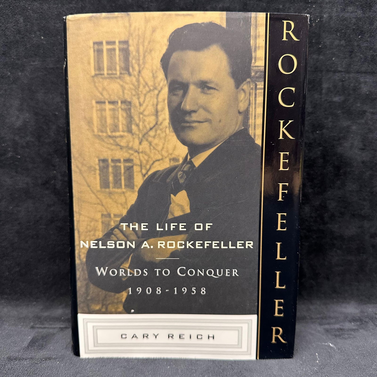 Signed First Edition Book The Life of Nelson A. Rockefeller Worlds to Conquer by Cary Reich (1 of 12)