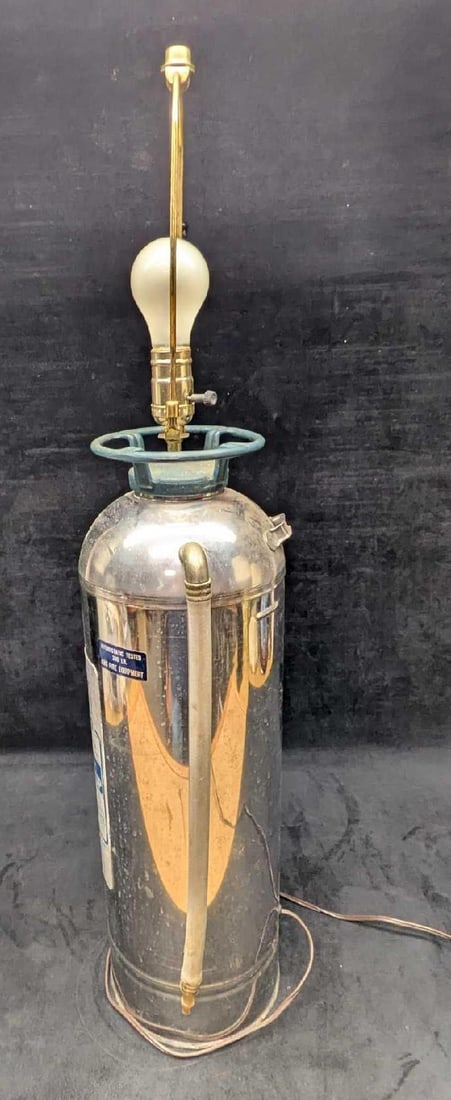 Converted General Fire Extinguisher Table Lamp - 3