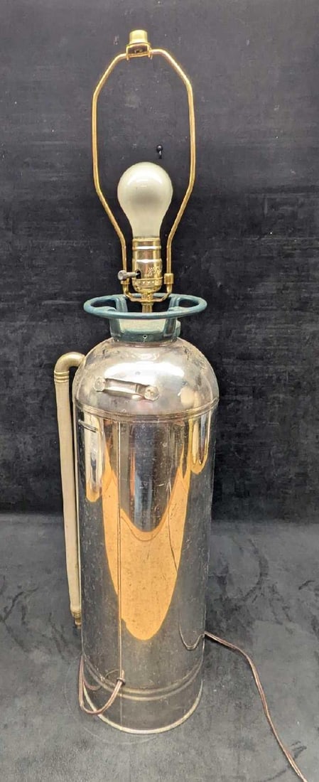 Converted General Fire Extinguisher Table Lamp - 4