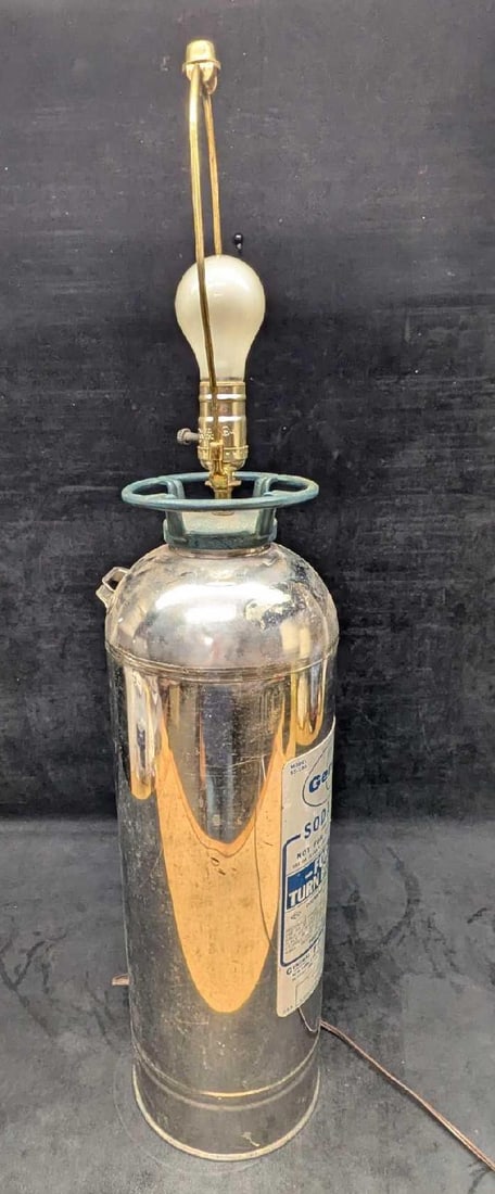 Converted General Fire Extinguisher Table Lamp - 5