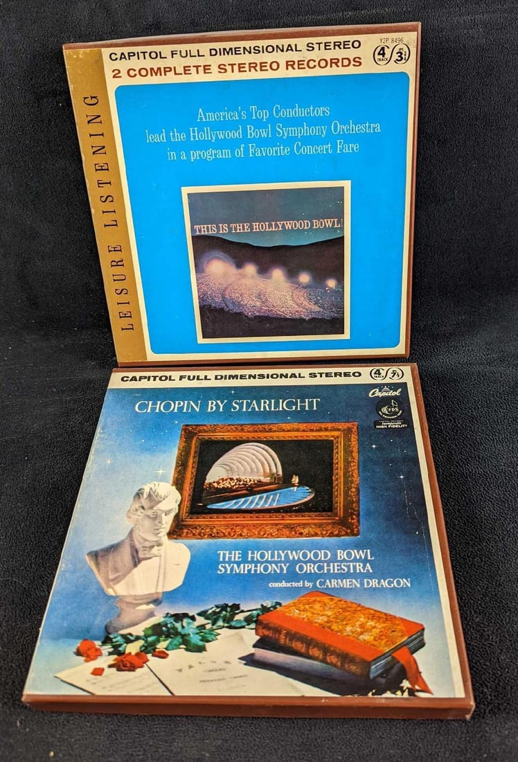 2 Hollywood Bowl Symphony Orchestra 4 Track Tapes (1 of 8)