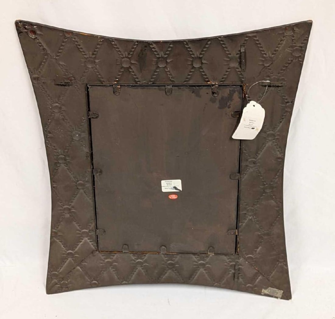 Embossed Metal Wall Mirror A - 4