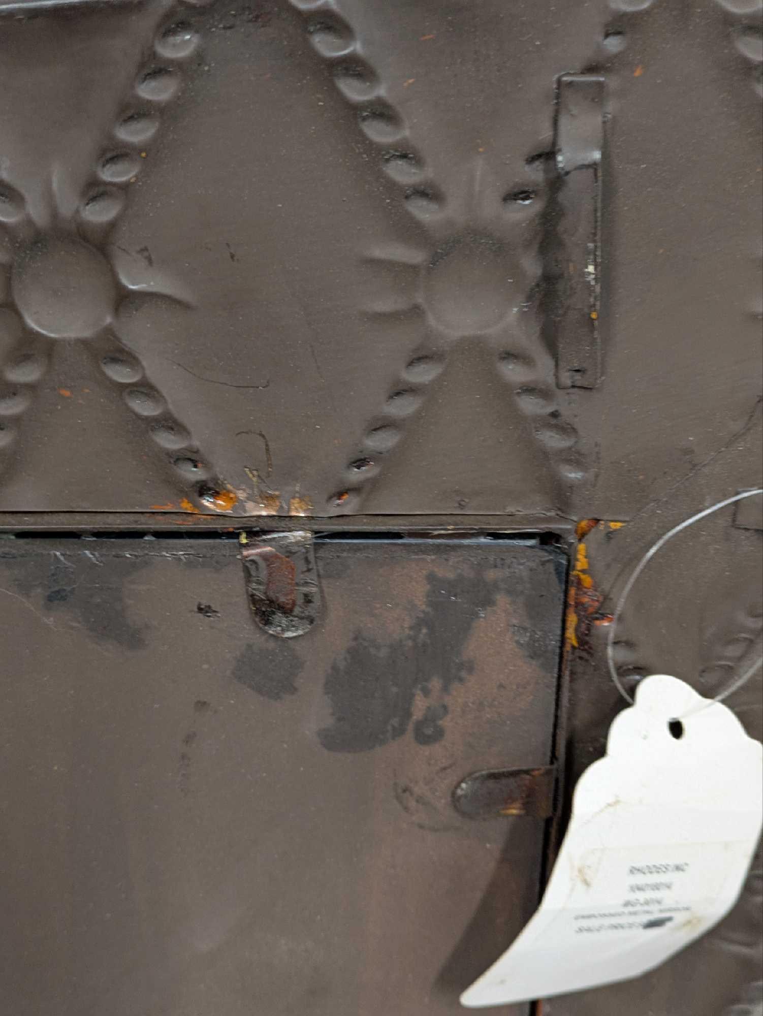 Embossed Metal Wall Mirror A - 5