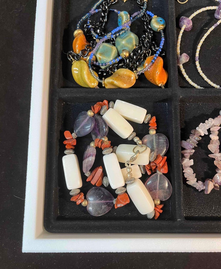 Nine Beaded Necklaces - 11