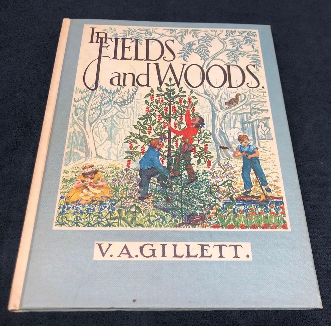 1967 Vintage Hardcover "In the Fields and Woods" by Violet A Gillett - SIGNED 1st Edition (1 of 11)
