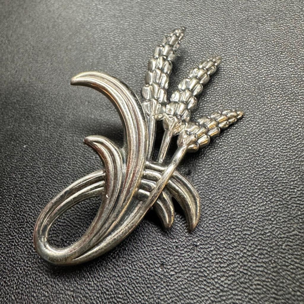 Danecraft Sterling Wheat Brooch (1 of 3)