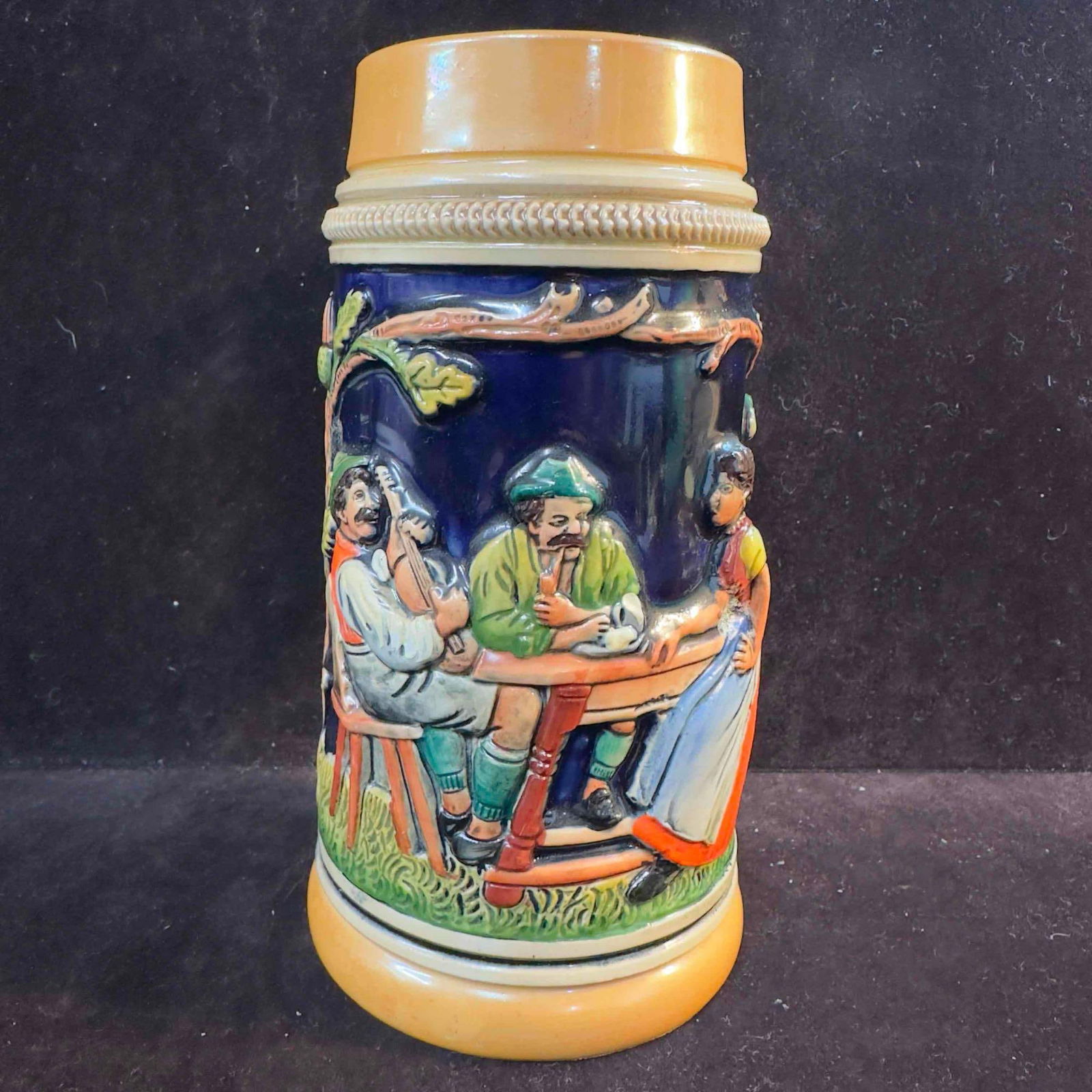 Gerz Western Germany West German Ceramic Beer Stein Music Table Scene (1 of 9)