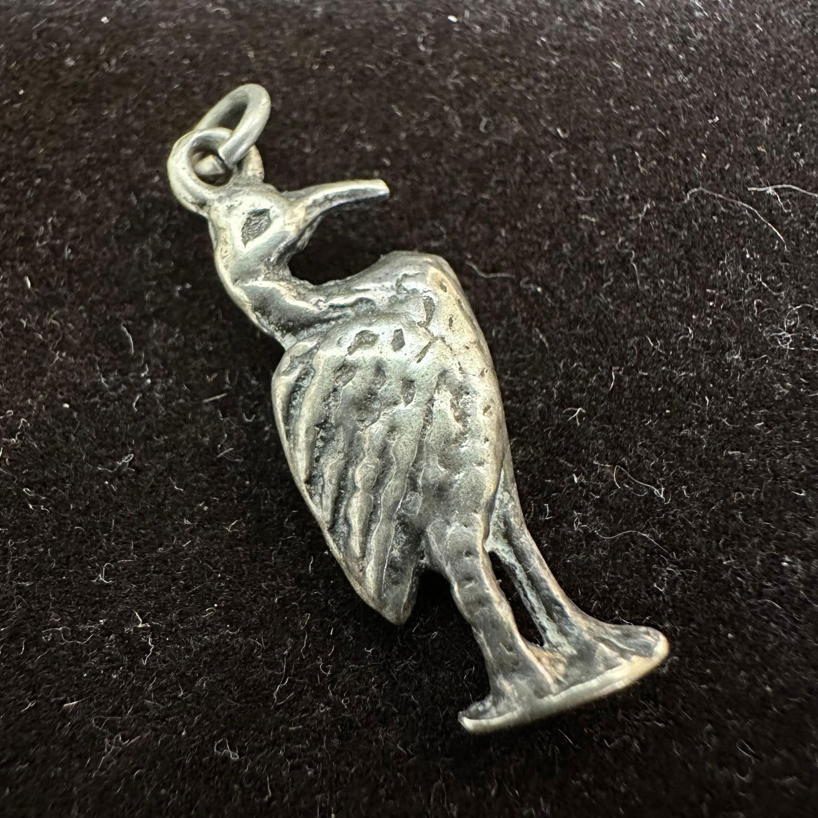 Silver Bird Pendant Unmarked W52 (1 of 4)