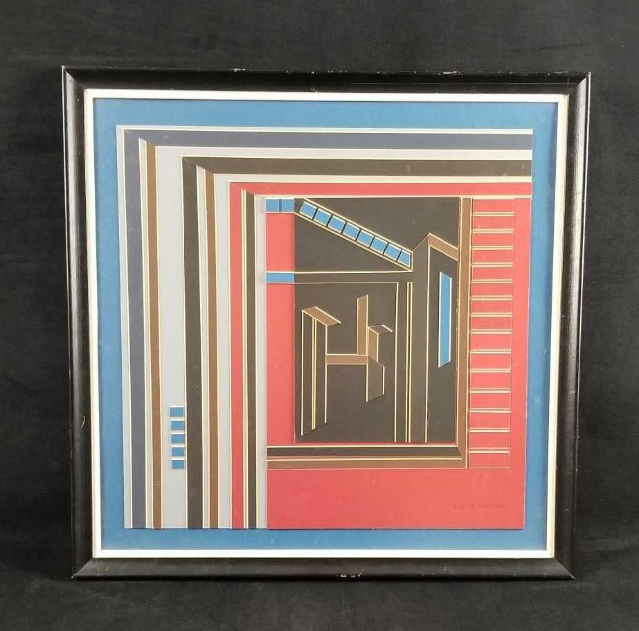 Guy R Watson Matboard Abstract - 3