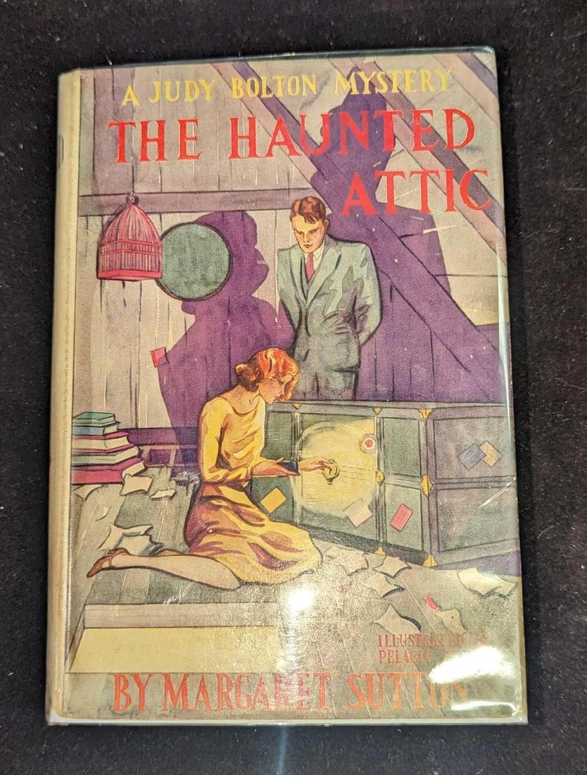 1st Ed Judy Bolton The Haunted Attic Hardcover #2: 1st Ed Judy Bolton The Haunted Attic Hardcover #2. "A Judy Bolton Mystery - The Haunted Attic". By Margaret Sutton (The pen name of Rachel Beebe) was published by Grosset & Dunlap (New York) and was