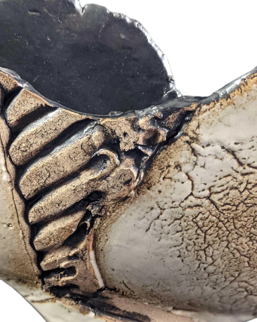 Ceramic Primitive Style Vase - 5