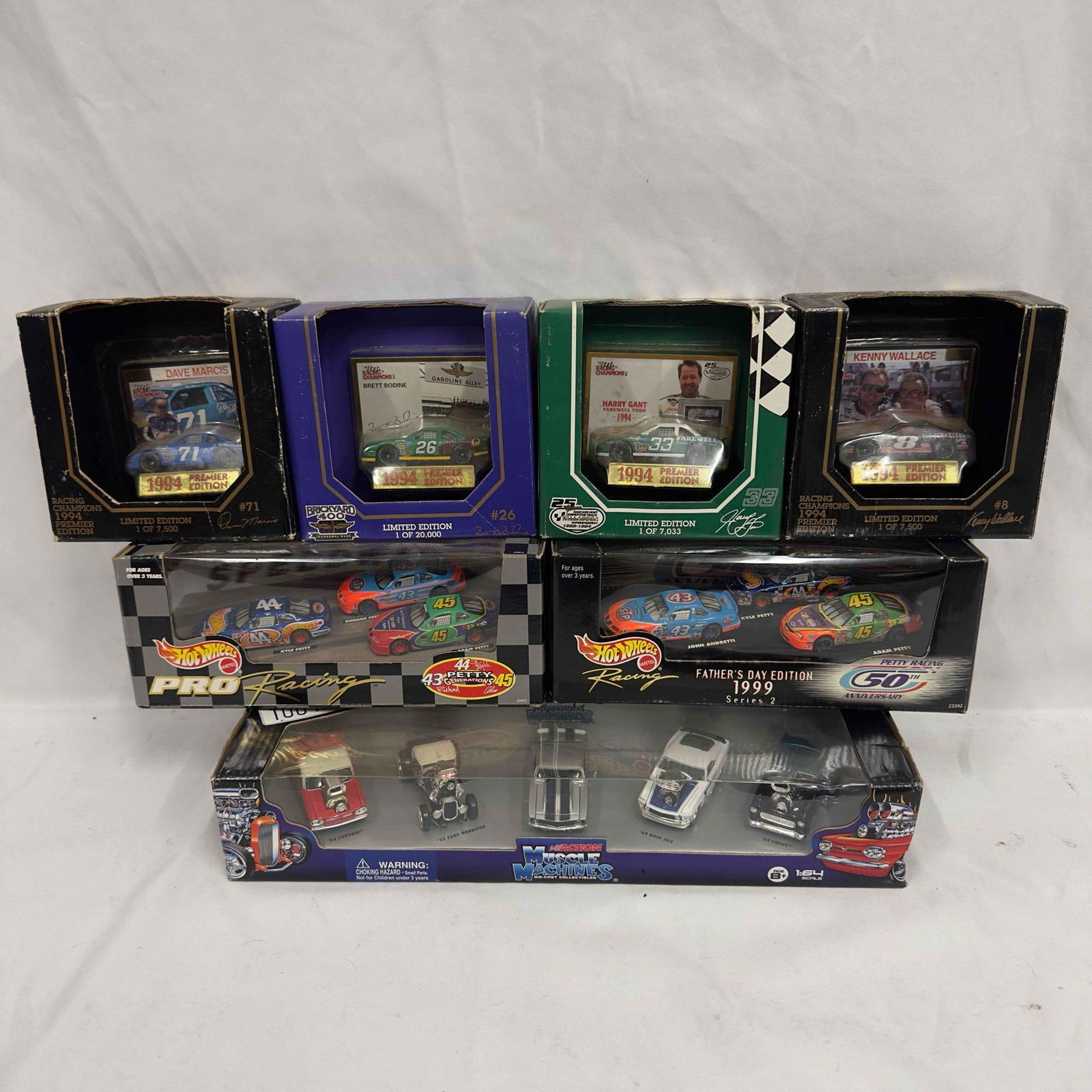 Action Racing Champions Hot Wheels 1:64 Scale Set Fifteen Die Cast Cars (1 of 9)