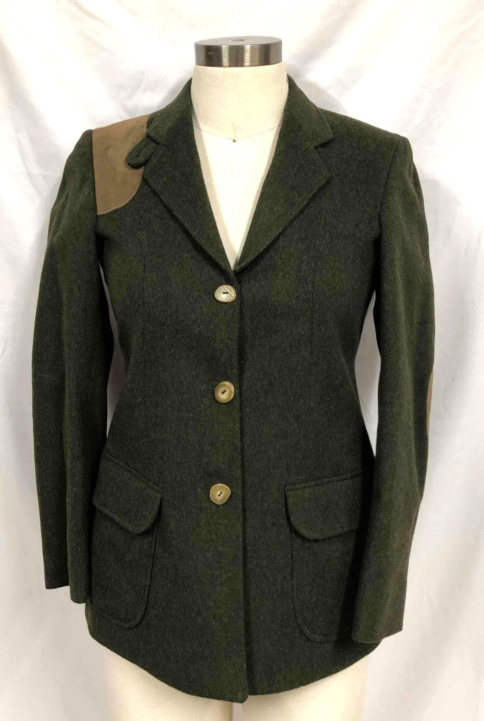 Baur Loden Superleicht Women's Green Wool Military/Hunting Jacket (1 of 15)