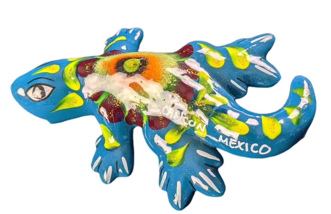 Hand Painted Ceramic Gecko - 4