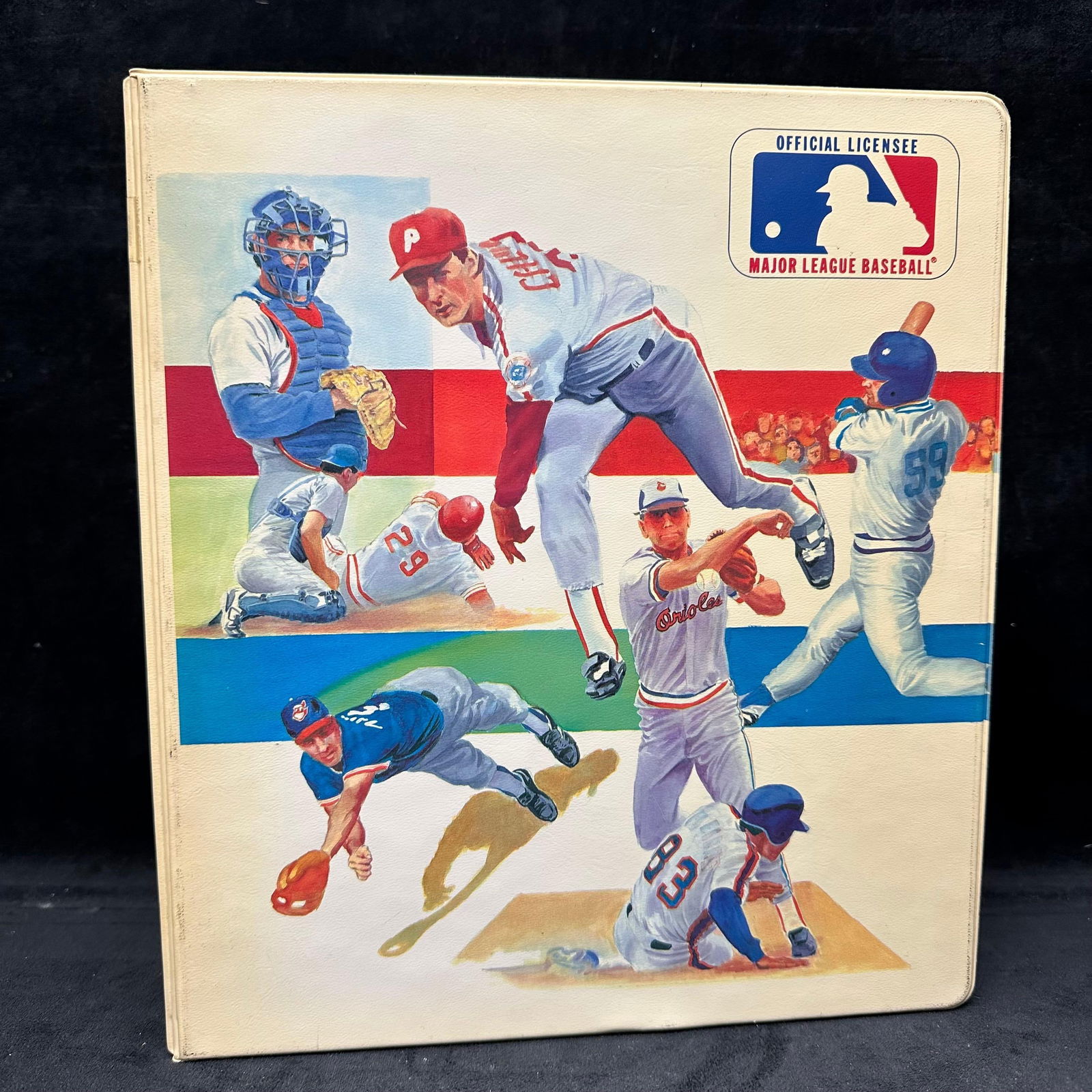 Binder Collection of Sport Cards NFL Football MLB Baseball NHL Hockey NBA Basketball Card 240: Two Hundred Forty (240) cards are included in this collection from various sports, all older sports cards. Includes multiple Ultra-Pro card protector sleeves and an MLB Impel binder. Michael Jordan, K
