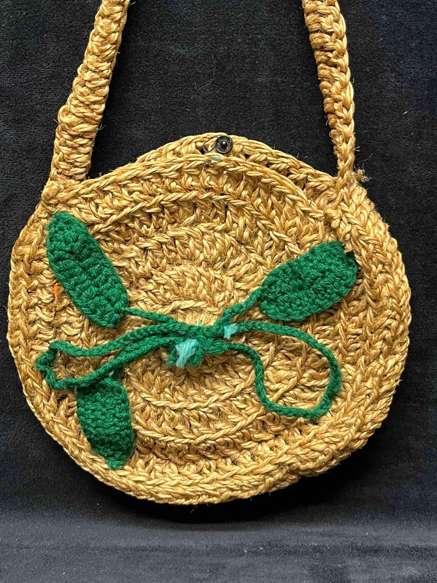 Handmade Small Crochet Bag - 3