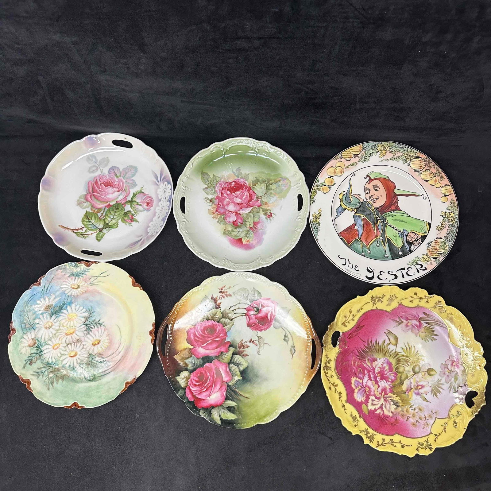 Hand Painted Decorative Porcelain Plate Set (1 of 10)