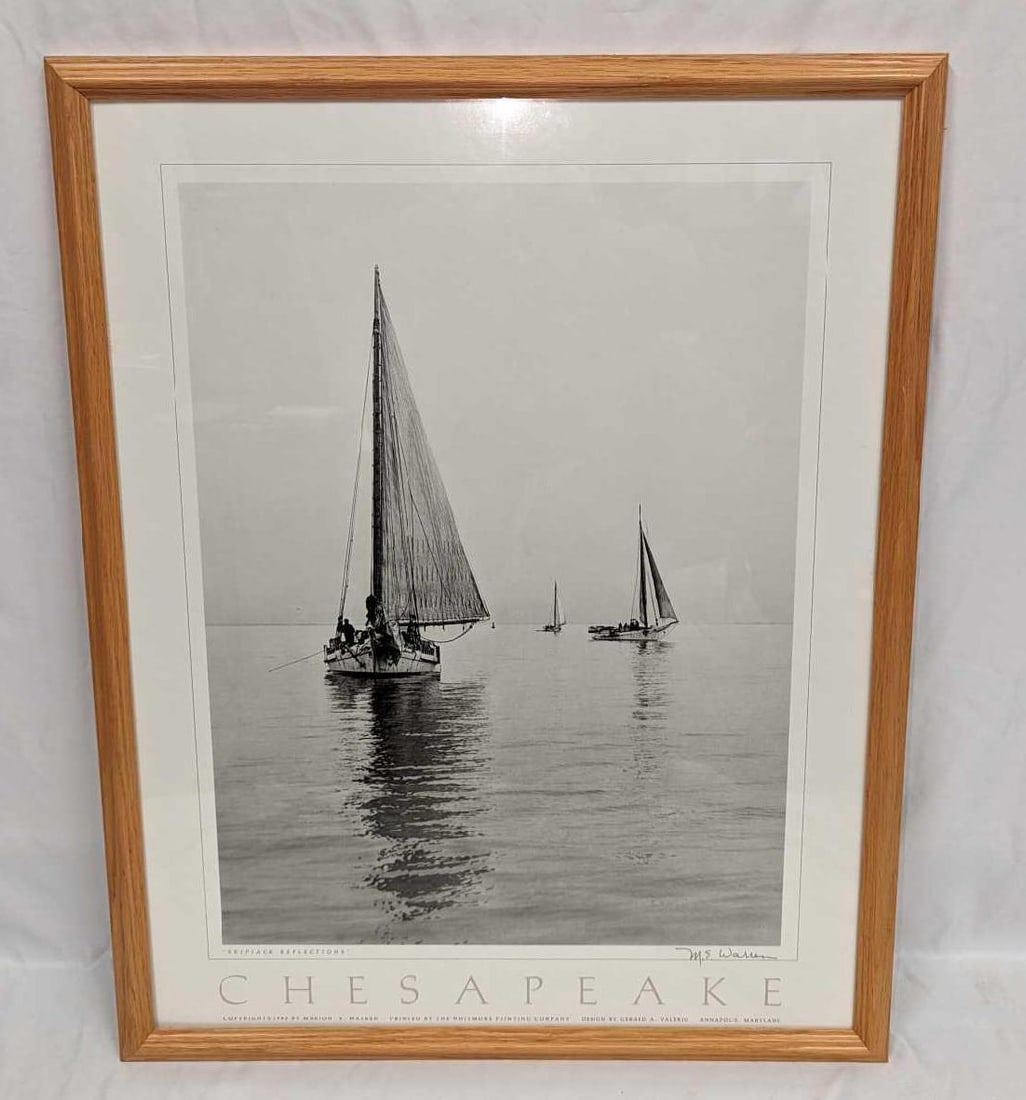 M. E. Warren Skipjack Reflections Framed Print (1 of 5)