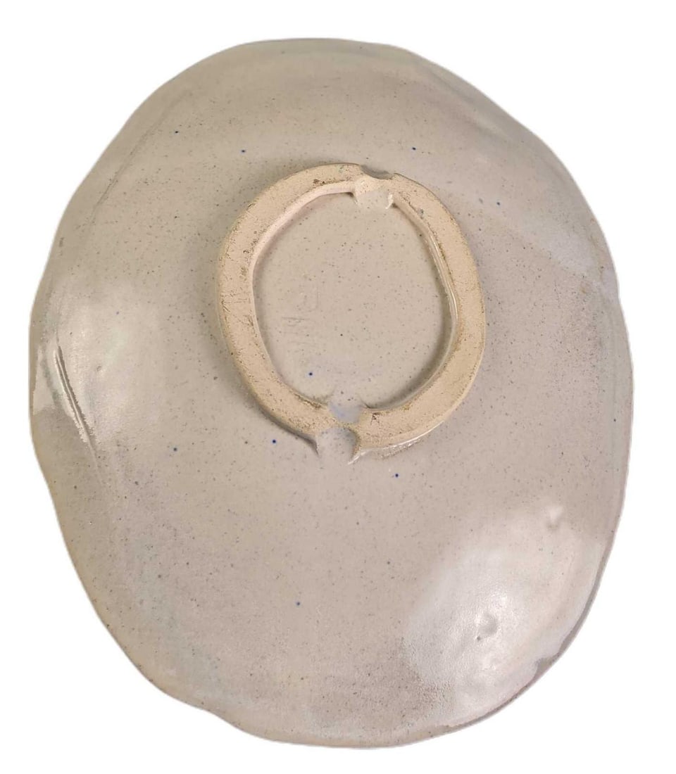 Handmade Textured Ceramic Serving Platter - 6