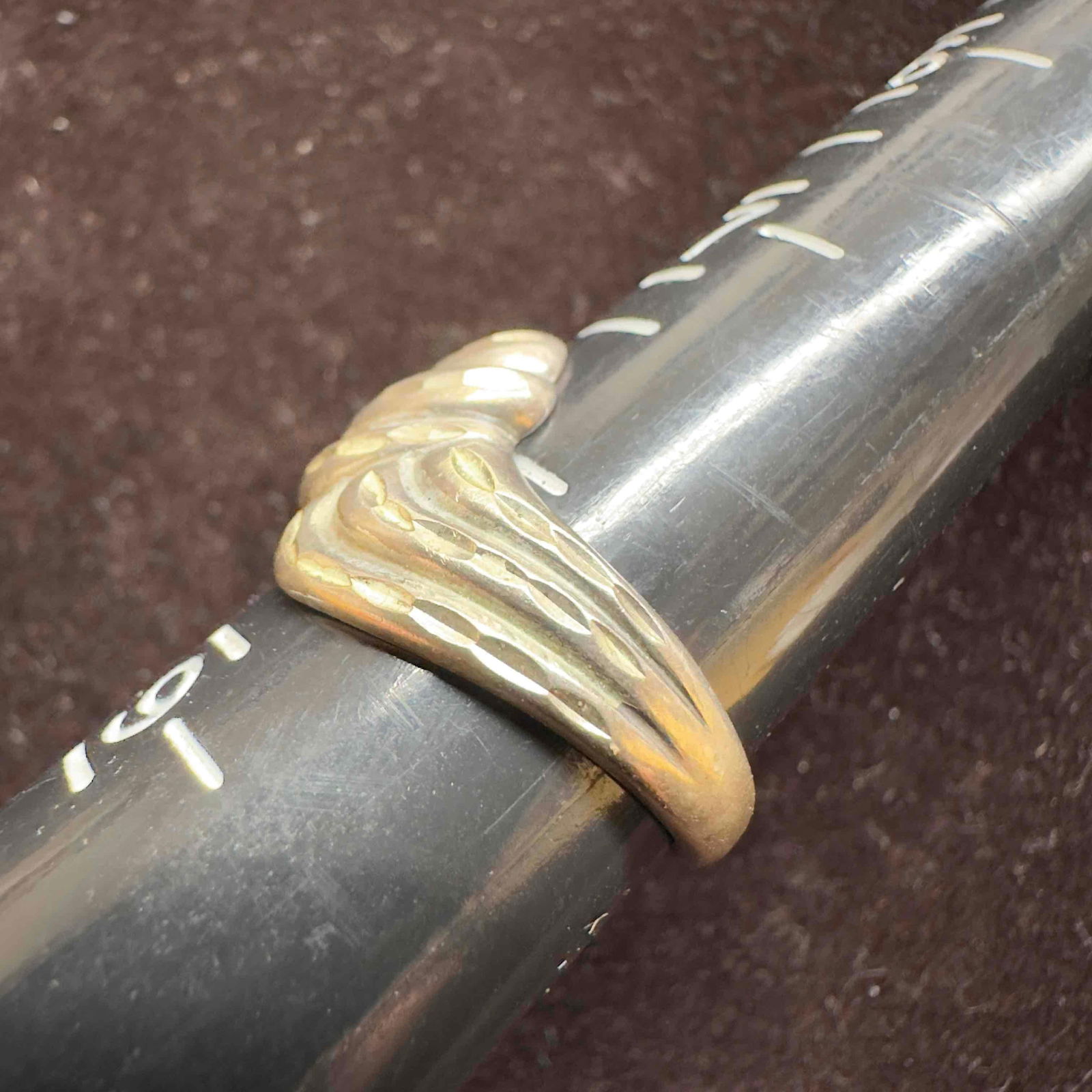 Triple Sinuous Overlapping Bands Sterling Silver Ring - 8